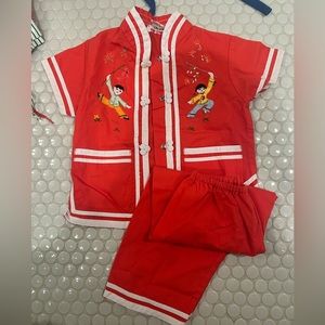 Kids vintage kimono set